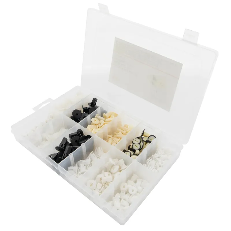 Set completo di 350 clip di fissaggio in plastica per Renault. Popolare