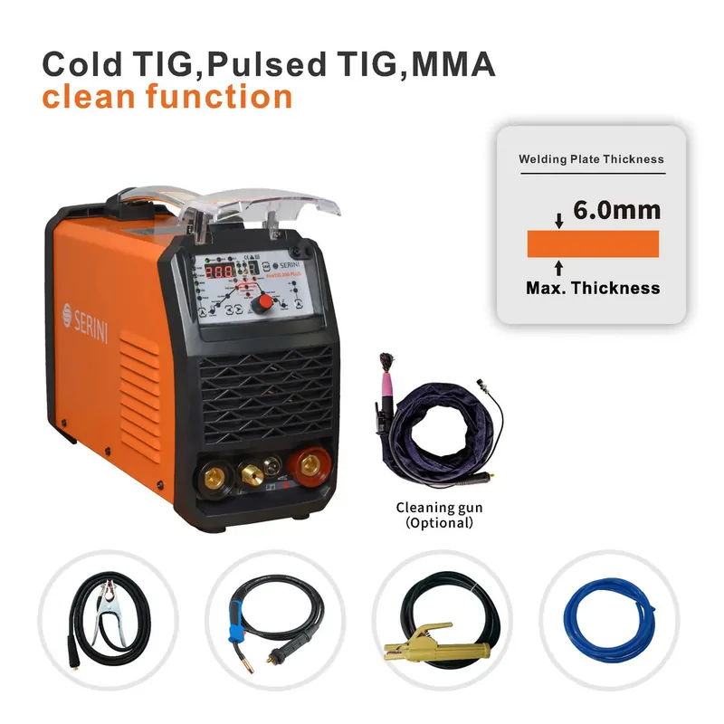Saldatrice FireTIG 200 PLUS IGBT TIG/Cold TIG/MMA 1-fase Di Tendenza
