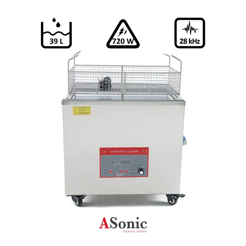 A Buon Prezzo Pulitore ad ultrasuoni 39l, 720W, 28kHz