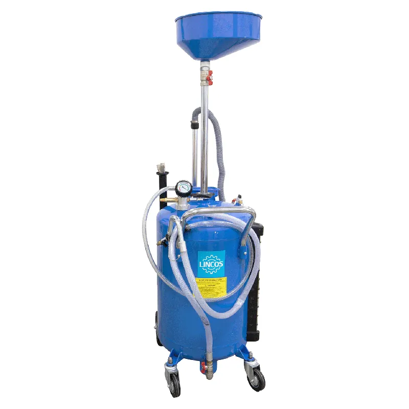 Raccoglitore olio con aspiratore, 113L Sconto