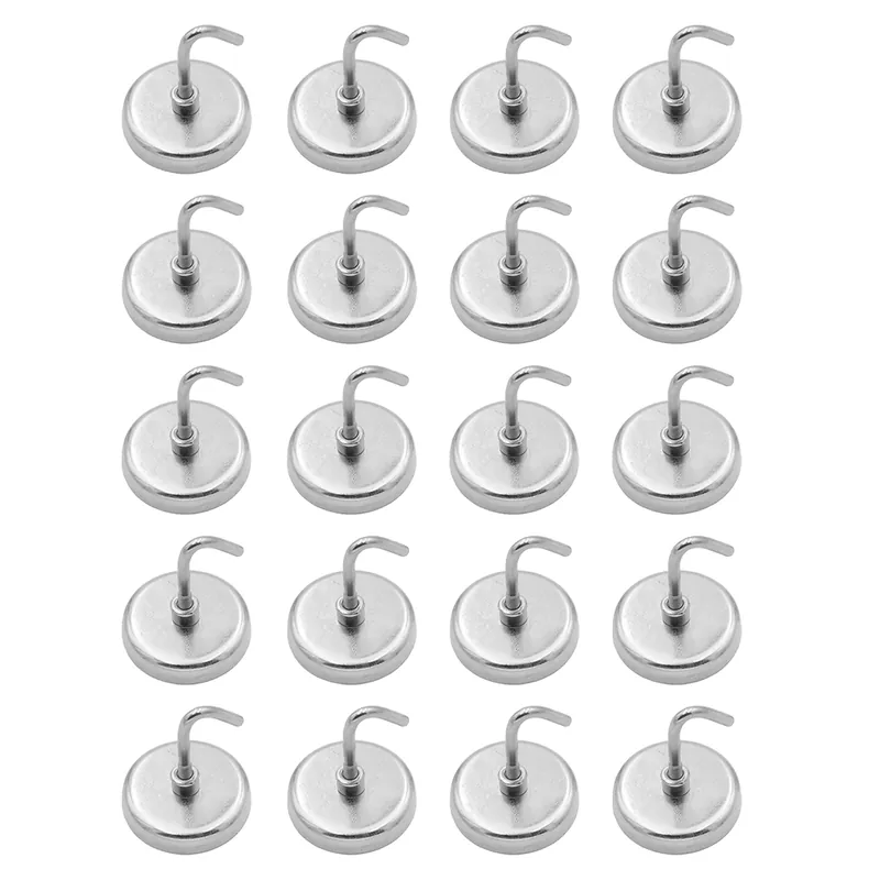 Super Prezzo Set ganci magnetici - 3,6 kg, 38 mm, 20 pezzi