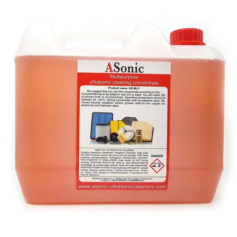 Novità Concentrato multiuso per pulizia ad ultrasuoni, 5 l