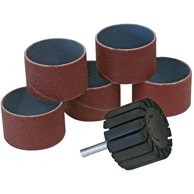 Levigatrice a tamburo per pneumatici 6 pezzi. Diametro x altezza 45 mm x 30 mm Promozione Esclusiva