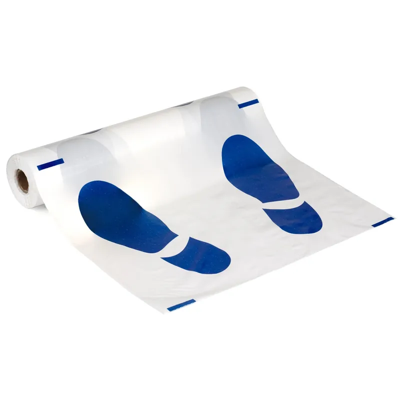 Tappetini in pellicola protettiva in rotolo, ingombro, 250 pz Subito Disponibile